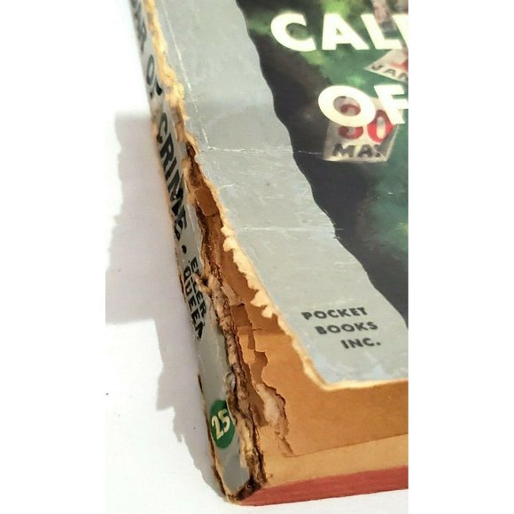 ELLERY QUEEN Pocket Book Spanish Cape Mystery Calendar of Crime Thriller Stories - Picture 8 of 12